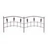 ROYAL BORDER Fém ágyáskeret BARNA 0,4x1m