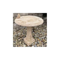 Bacchus Madárfürdető faragott oszloppal 53cm