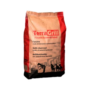 TerraGrill faszén keményfából 2,5kg