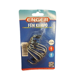 S kampó 6cm 6db-os szett