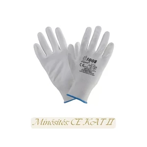 Tenyérmártott PIROS kesztyű URGENT 8-as