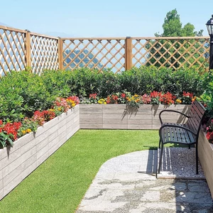 DOMINO Virágláda rendszer - Rekonstruált kő