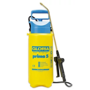 GLORIA Nyomáspermetező Príma 5L SÁRGARÉZ FÚVÓKÁVAL