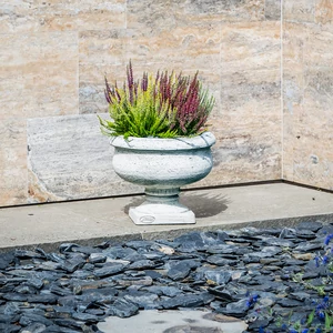 JOVÁN Monarchia kehely virágtartó 36cm ANTARCIT