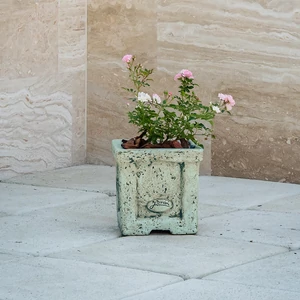 JOVÁN Róma kocka virágláda 23cm ANTRACIT