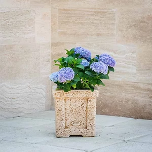 JOVÁN Róma kocka virágláda 35cm MOGYORÓ