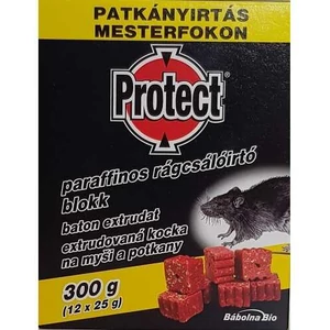 Protect Paraffinos Patkányirtó Blokk 300g
