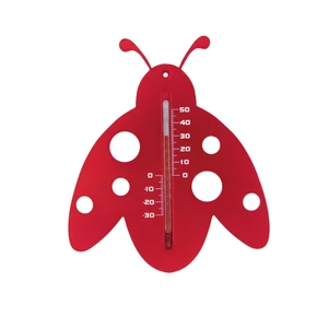 Piros katicás hőmérő kül- és beltérre
