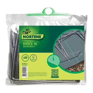 FIXSOL XL Fém leszúró tüske talajtakarókhoz 20db 20x25cm