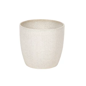 Hartley mázas kerámia kaspó krém