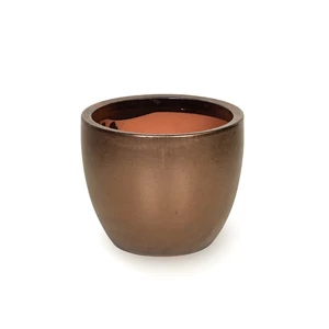 Sydney Classic kerámia kaspó bronz 22x21cm