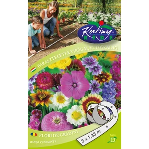 Parasztkertek virágai vetőmagszalag
