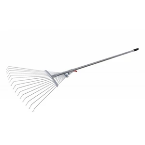 Összecsukható fém lombseprű állítható nyélel