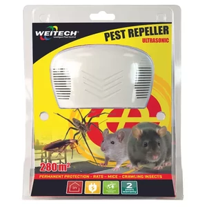 Weitech Ultrahangos kártevő riasztó 280 m2
