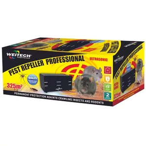 Weitech Professzionális ultrahangos kártevő riasztó 325 m2
