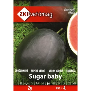 Görögdinnye - Sugar baby KLASSZIKUS, FEKETE HÉJÚ - ZKI