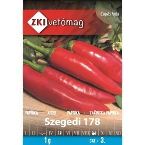 Fűszerpaprika - Szegedi 178 - CSÍPŐS - ZKI