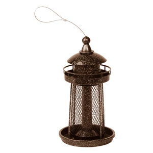 Bronz Őrtorony Madáretető – Széles Pihenőperemmel