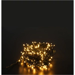 LED-es Fényfüzér 24m 240 LED Melegfehér 8 programmal