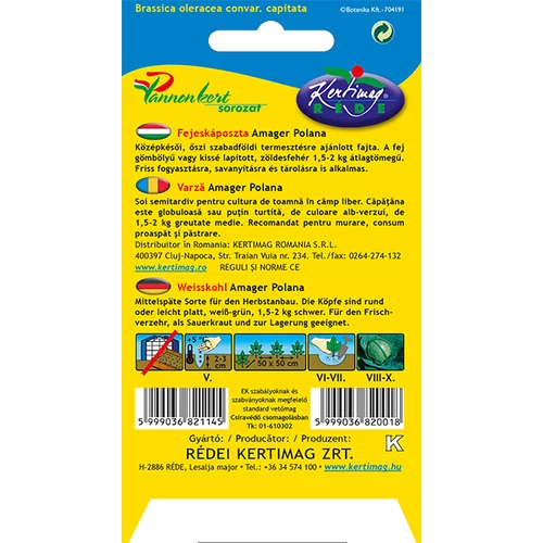 Kép 2/2 - Fejes Káposzta - Amager polana - ŐSZI - Rédei Kertimag