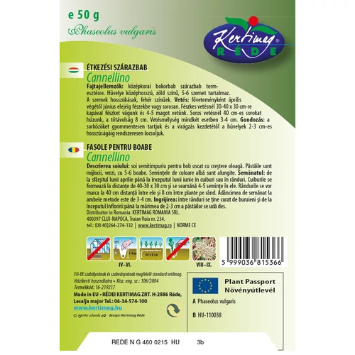 Kép 2/2 - Cannellino - Fehér Szárazbab - Rédei Kertimag