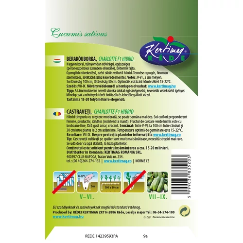 Kép 2/2 - Berakóuborka Charlotte F1 ELLENÁLLÓ - Rédei Kertimag