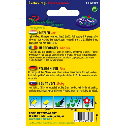 Kép 2/2 - Díszlen - Világoskék - Rédei Kertimag