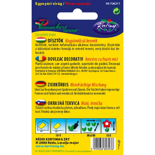 Kép 2/2 - Dísztök - Vegyes Kistermésű - Rédei Kertimag