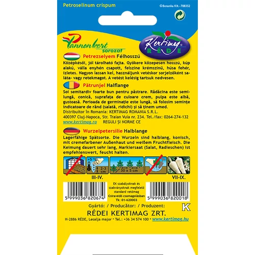 Kép 2/2 - Petrezselyem Félhosszú - Rédei Kertimag
