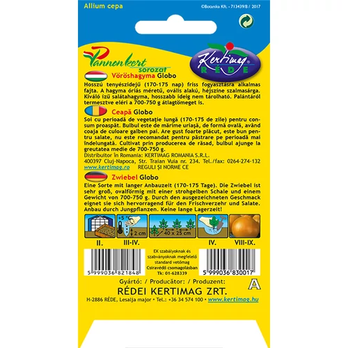 Kép 2/2 - Vöröshagyma - Óriás Globo - Rédei Kertimag