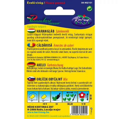 Kép 2/2 - Harangláb - Színkeverék - Rédei Kertimag