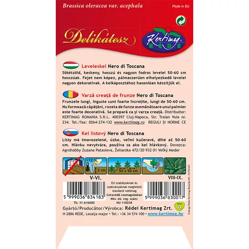 Kép 2/2 - Leveleskel - Nero di Toscana -  Rédei Kertimag