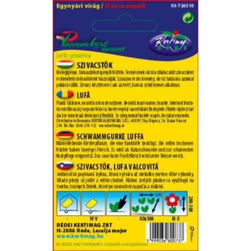 Kép 2/2 - DÍSZTÖK - Szivacstök - Rédei Kertimag