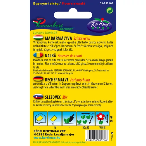 Kép 2/2 -  Madármályva - Színkeverék - Rédei Kertimag