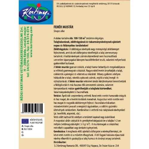 Kép 2/2 - Kertdoktor Mustár 1 kg - Rédei Kertimag