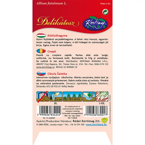 Kép 2/2 - Kötözőhagyma - Parade - EGÉSZ ÉVBEN TERMESZTHETŐ - Rédei Kertimag