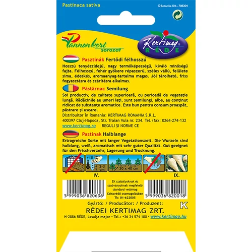 Kép 2/2 - Fertődi Félhosszú - Pasztinák - Rédei Kertimag