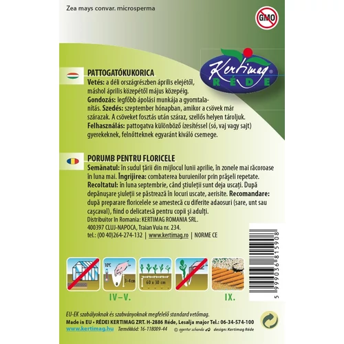 Kép 2/2 - Pattogatókukorica - Krémgolyó - Rédei Kertimag