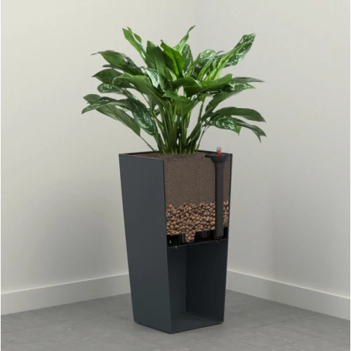 Kép 2/3 - Önöntöző rendszer szögletes kaspóhoz