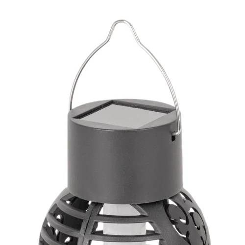 Kép 2/4 - ENTAC Függő kerti szolár lámpa 6db WW SMD LED-del