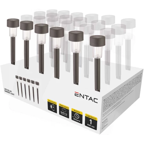 Kép 2/4 - ENTAC Kerti szolár lámpa 31cm 1LED