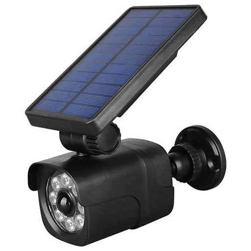 Kép 1/3 - Napelemes mozgásérzékelős kültéri lámpa 4W 8LED