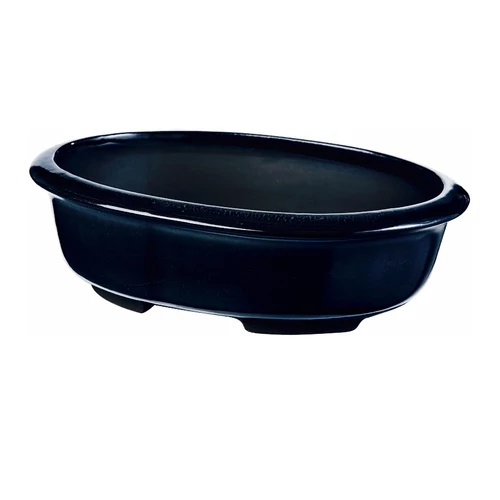 Mázas bonsai tál Palladio Blue Scuro ÉJKÉK