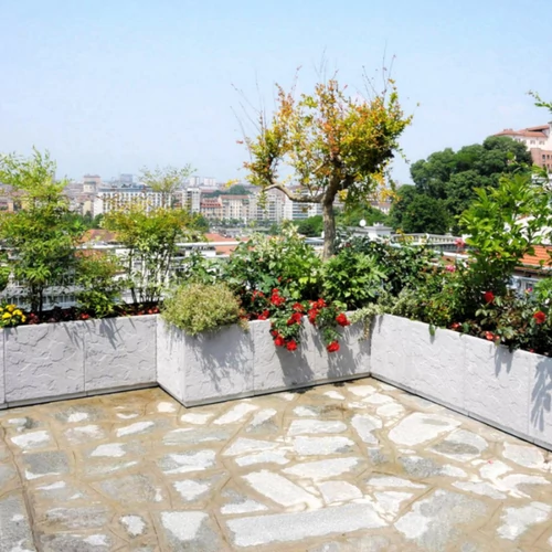 Kép 4/13 - DOMINO Virágláda rendszer - Rekonstruált kő