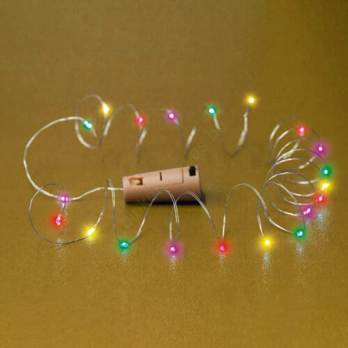 DUGÓ formájú Mikro LED-es fényfüzér dekoráció 2m