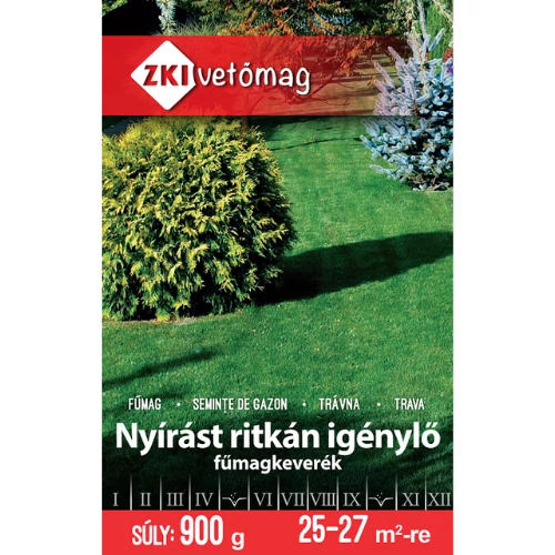 Kép 1/2 - ZKI Nyírást ritkán igénylő fűmagkeverék 1kg