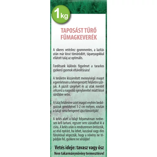 Kép 2/2 - ZKI Taposást tűrő fűmagkeverék 1kg