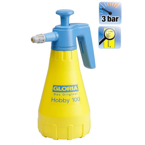 Kép 1/6 - GLORIA Hobby100 Kézi NYOMÁSPERMETEZŐ 1,3L