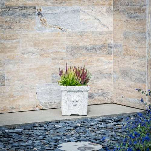 Kép 2/4 - JOVÁN Firenze kocka virágláda 35cm ANTRACIT