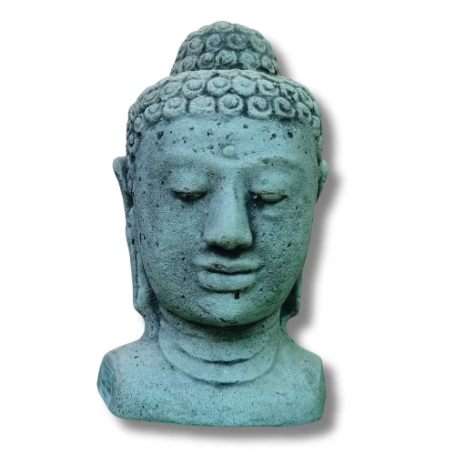 Kép 1/2 - JOVÁN Buddha fej 32cm ANTRACIT